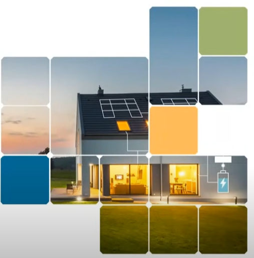 Illustration of the Cheaper Home Batteries Programme with solar PV systems and battery storage solutions in Australia.